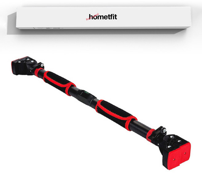 홈트핏 2중잠금 문틀철봉 + 수평계, 혼합색상