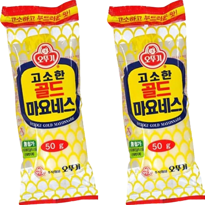 오뚜기 고소한 골드 마요네스, 50g, 2개