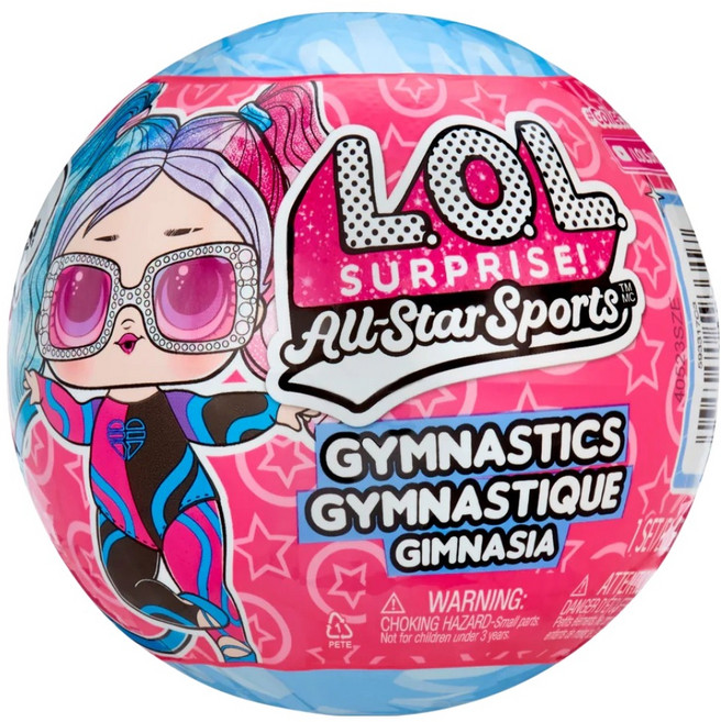 L.O.L Surprise 驚喜寶貝蛋 運動體操寶貝 隨機出貨一款, 1入