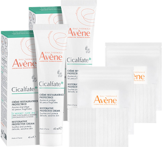 아벤느 시칼파트 플러스 SOS 크림 + 화장솜 20매, 40ml, 2개