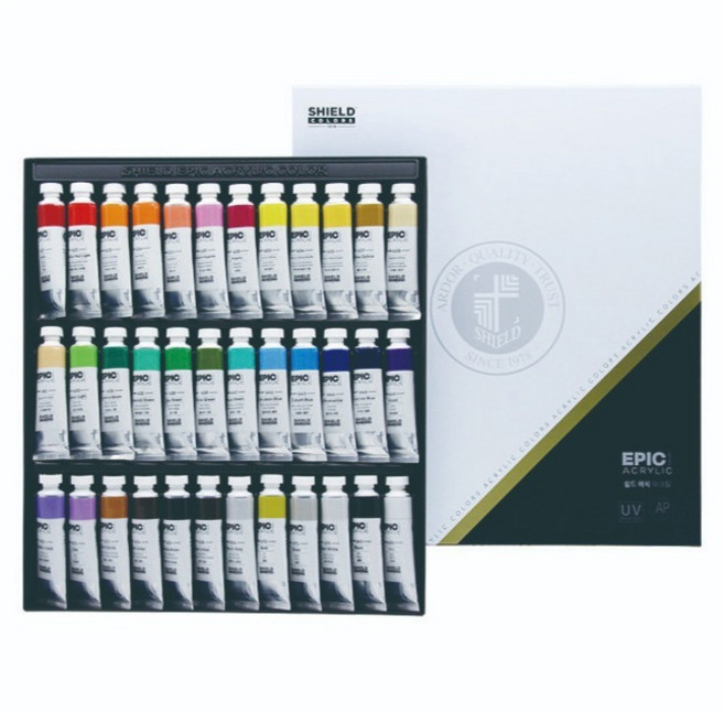쉴드 에픽 아크릴 물감, 20ml, 36색