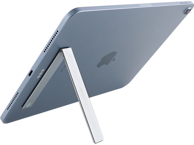 아이엠듀 아이킥 태블릿 스탠드 거치대, 실버, 1개