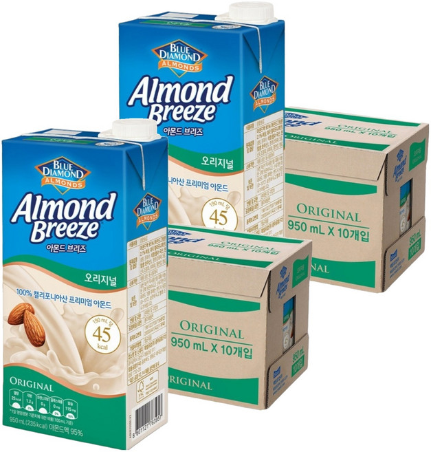 아몬드브리즈 오리지널, 950ml, 20개
