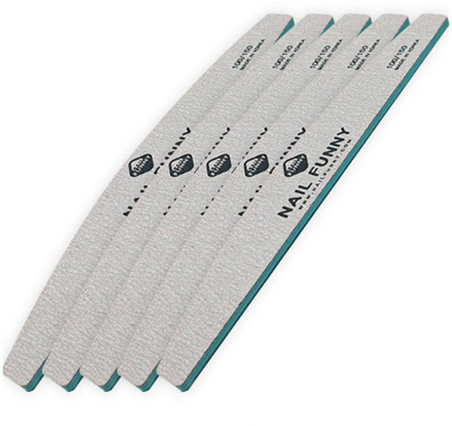 NAILFUNNY 네일케어 지브라파일 100/150그릿, 혼합색상, 5개