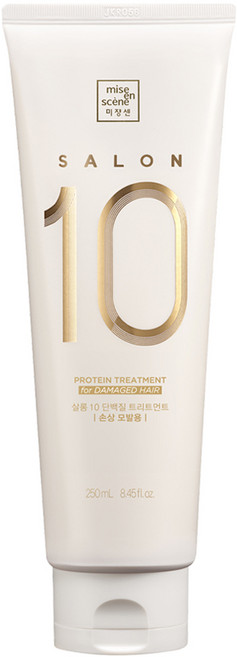 미쟝센 살롱10 단백질 트리트먼트 손상모발용, 250ml, 1개