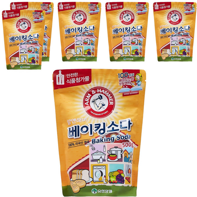 암앤해머 베이킹소다, 500g, 6개