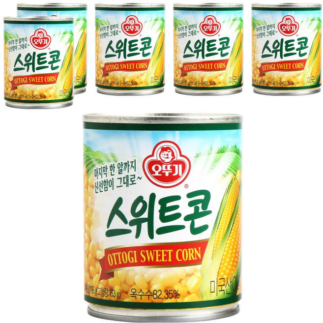 오뚜기 스위트콘 통조림, 198g, 6개