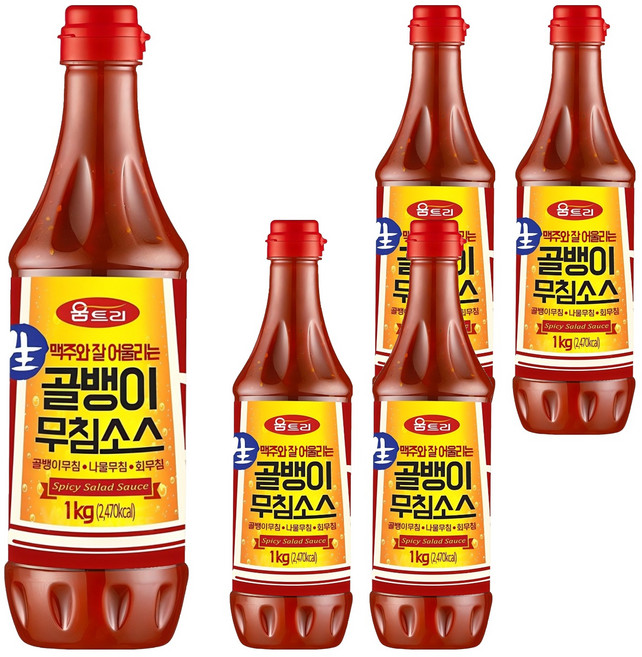 움트리 골뱅이무침소스, 1kg, 5개