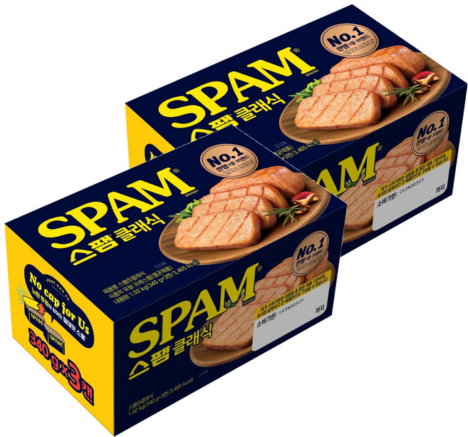 스팸 클래식, 340g, 6개