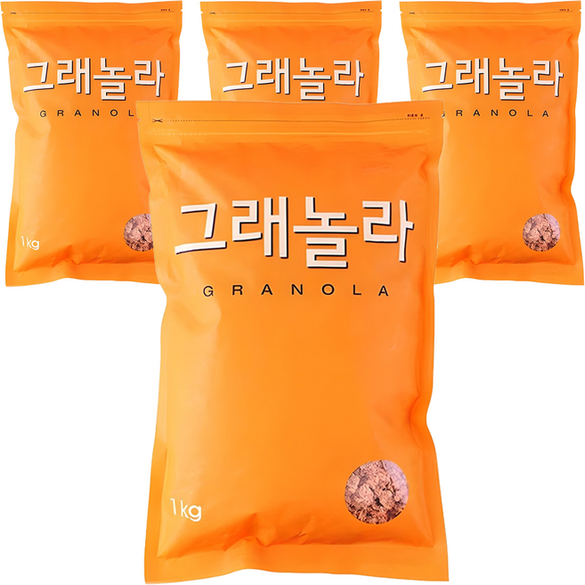 동서 그래놀라 시리얼, 1kg, 4개