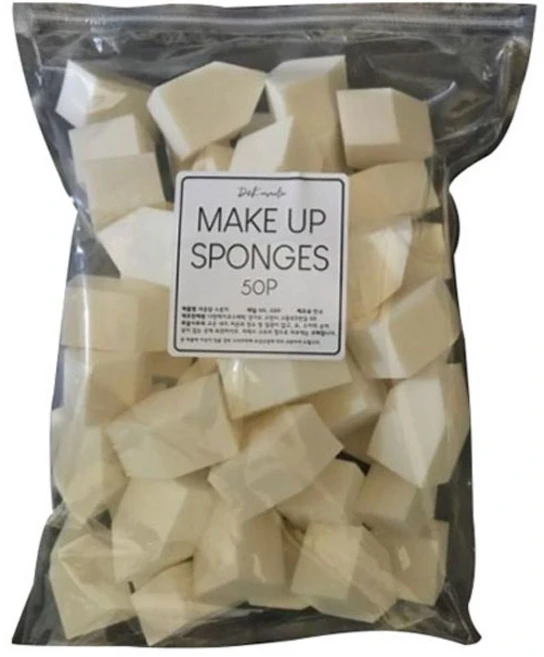 디엔케이 대용량 화장퍼프 50p, 베이지, 1개 - 쿠팡