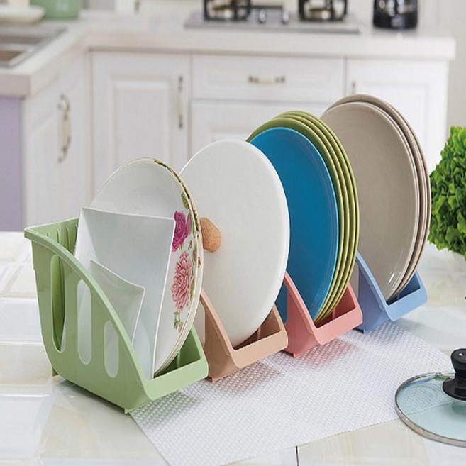 블럭마트 주방 접시꽂이, 4개, 랜덤 발송