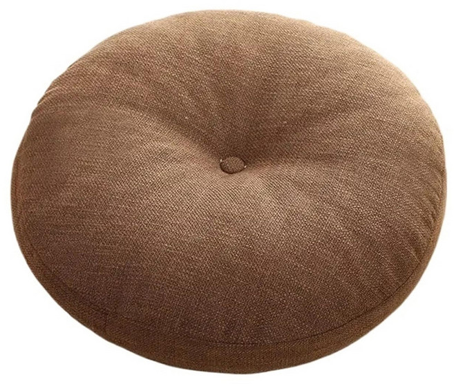 Mass 生活好物 亞麻透氣坐墊 日式和室蒲團小沙發