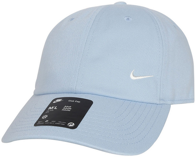 NIKE 耐吉 運動帽 FZ5698-440, 馬卡龍藍白, 1個