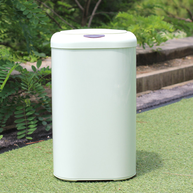 씨에스리빙 LVAI 슈잼 센서 휴지통 15L, 1개, 화이트