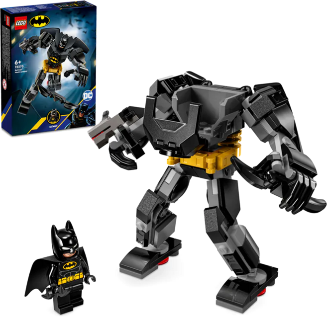 LEGO 樂高 76270 蝙蝠俠小機甲 Batman Mech Armor 適合6歲以上 超級英雄行動迷 機器人玩具迷, 1盒