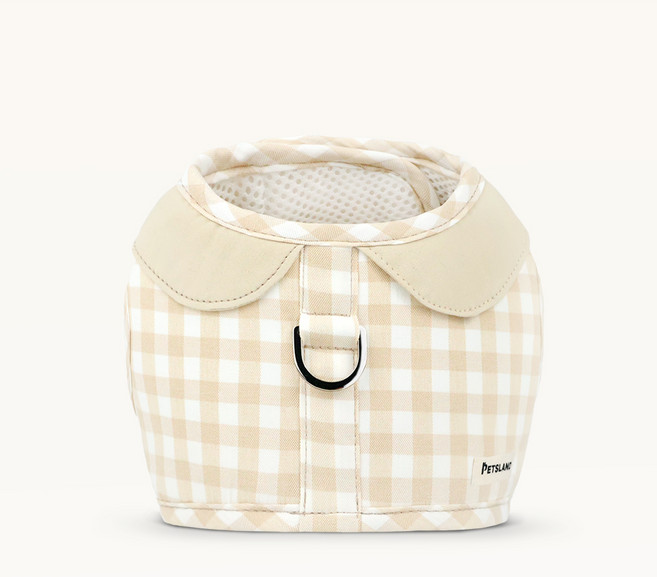 펫츠랜드 강아지 오데트 카라 하네스, 아이보리, 1개