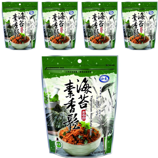 如意 如意 海苔素香鬆, 270g, 5包