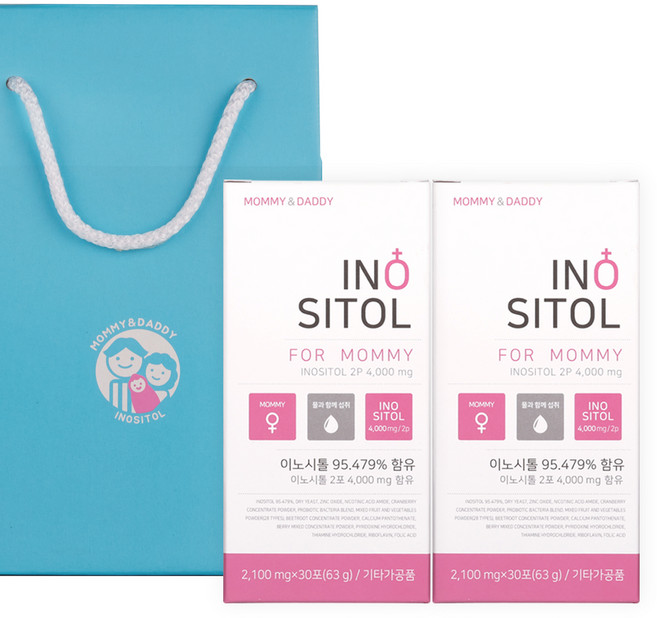 마미앤대디 이노시톨 포 마미, 63g, 2개
