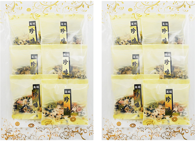 珍味 即時沖泡湯品 貝柱海帶芽湯 6包, 36g, 2袋