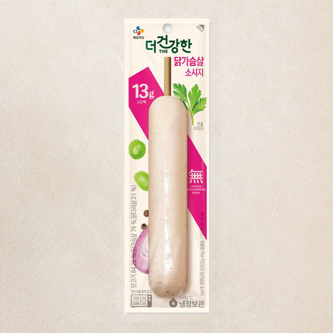 더건강한 닭가슴살 소시지, 80g, 1개입, 1개