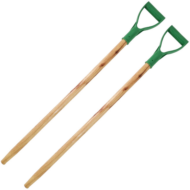 데일드 눈삽 손잡이 나무자루, 2개