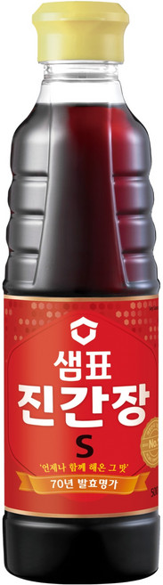 샘표 진간장 S, 500ml, 1개