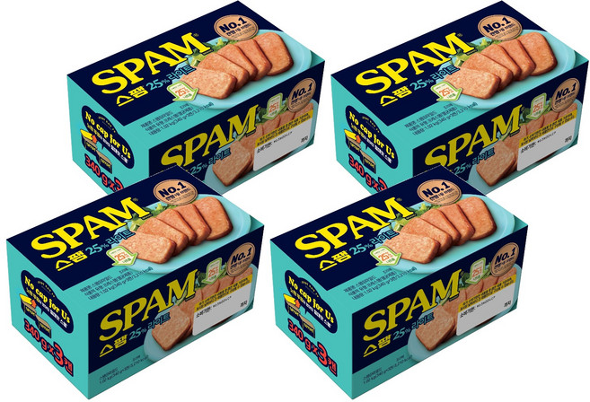 스팸 25% 라이트, 340g, 12개