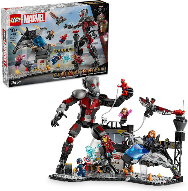 LEGO 76314 SH 美國隊長 3：英雄內戰 動作大戰, 美國隊長 3：英雄內戰 動作大戰3, 1盒