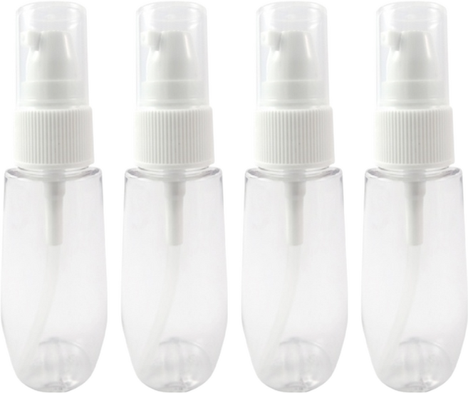 台灣 COSMOS 精華液瓶 #V1490B 40ml, 透明色, 4個