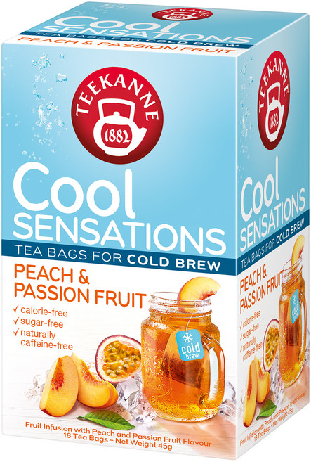 티칸네 쿨 센세이션 복숭아 앤 패션후르츠, 2.5g, 18개입, 1개