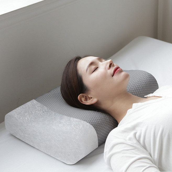 리브맘 에어텍스 베개 세트 2p, 그레이, 2세트