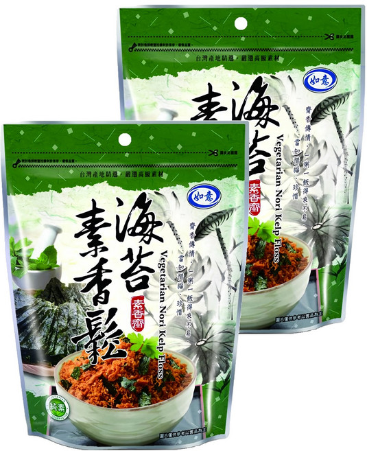 如意 如意 海苔素香鬆, 270g, 2包