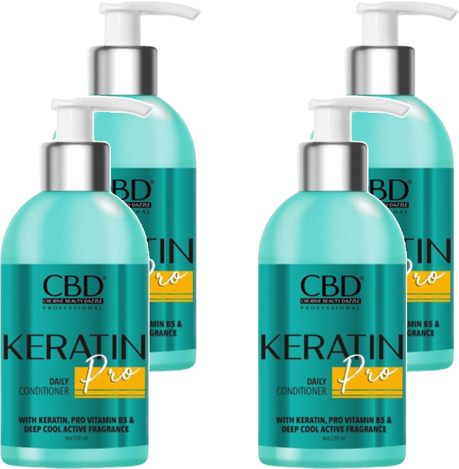 峇里島 CBD 角蛋白修護護髮素, 250ml, 4瓶