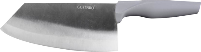 GOZENBO 御膳坊 健康煮中式切片刀 大 1個, 不鏽鋼 銀色 + 灰色