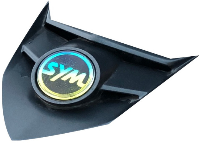SYM SR/SL-大盾LOGO-黃藍, 黃藍, 1入