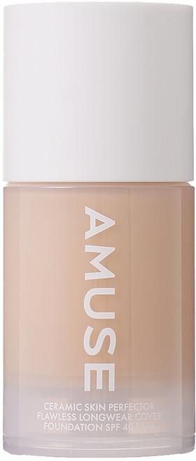 Amuse Makeup 陶瓷完美服貼粉底液 30ml, 1個, 02 健康色