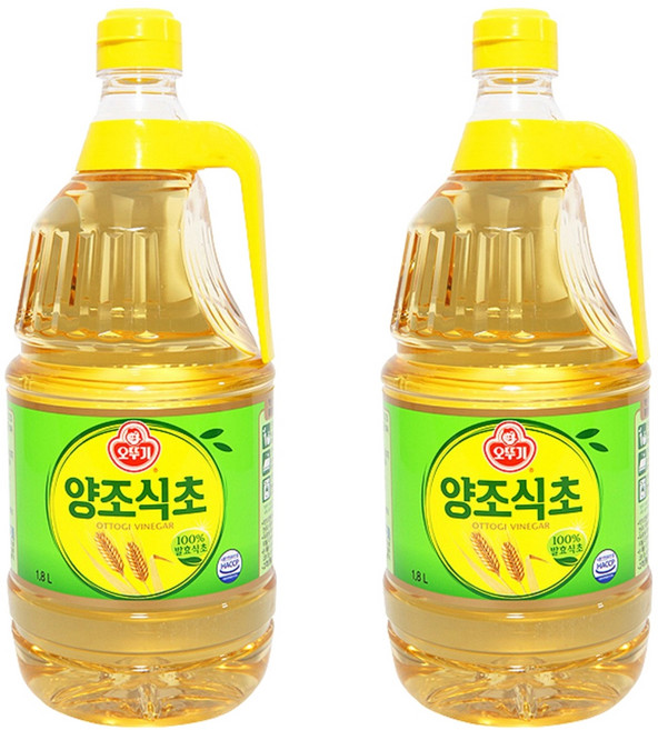 오뚜기 양조 식초, 1.8L, 2개