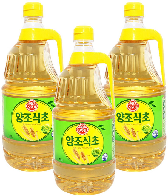 오뚜기 양조 식초, 1.8L, 3개