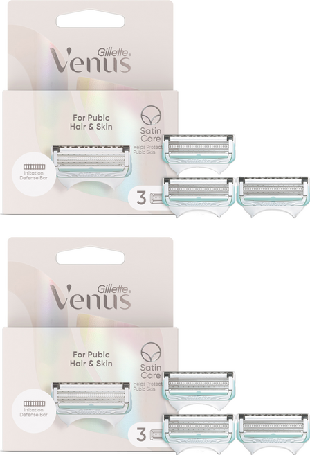 Venus Y존 제모기 면도날, 3개입, 2개