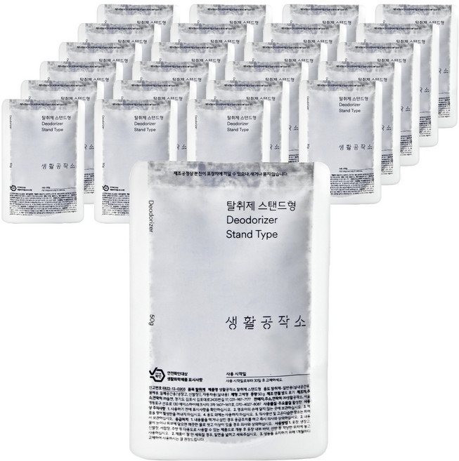 생활공작소 탈취제 스탠드형, 24개, 50g