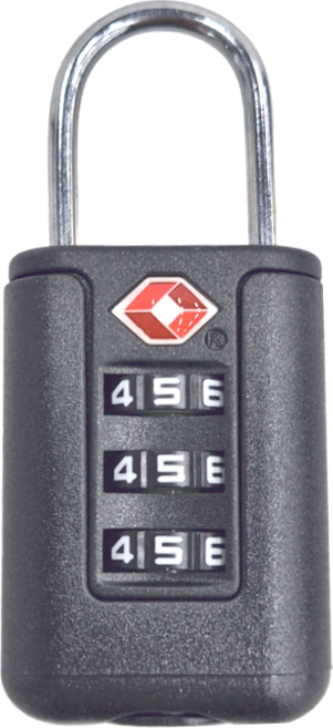 WIDE VIEW TSA旅行箱海關密碼鎖組 (TSA336) 黑色