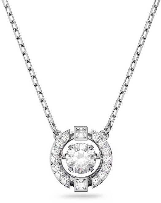 스와로브스키 여성용 Una 로듐 목걸이 5286137 +쇼핑백+메시지카드+품질보증서 백화점A/S