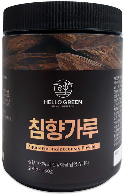 헬로우그린 침향가루 통, 1개, 150g