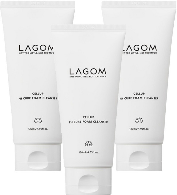 라곰 셀럽 피에이치 큐어 폼 클렌저, 120ml, 3개