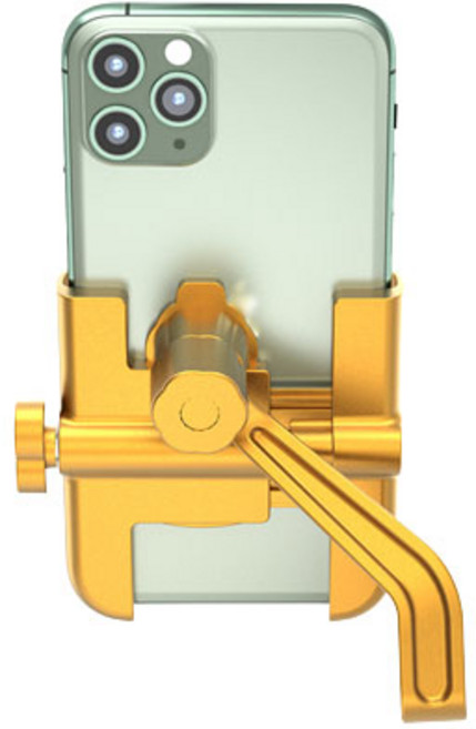 오토바이 휴대폰 회전 거치대, 골드 백미러용, J21-11