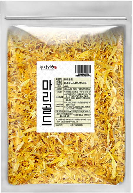 자연초 마리골드 꽃잎차, 400g, 400ml, 1개입, 1개