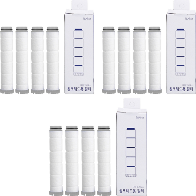 도비도스 싱크헤드용 리필필터 PF174-F, 12개, 무향