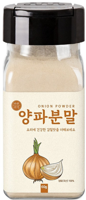 바른미각 양파분말, 1개, 60g