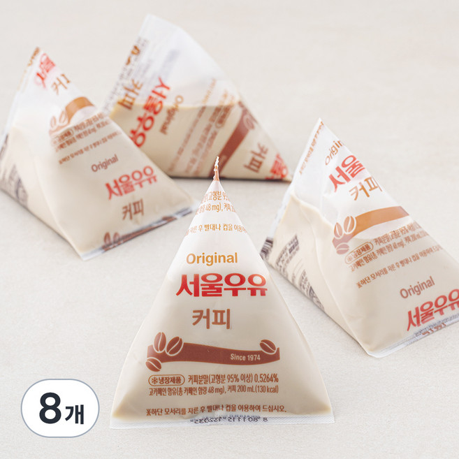서울우유 커피, 200ml, 8개
